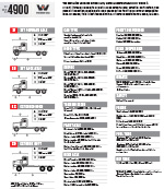 Western Star 4900 Tech Sheet Truck Brochure